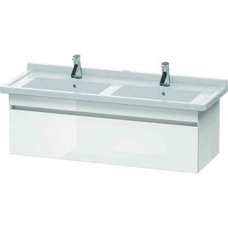 Ds Vanity Unit #030412 Chestn Whit 406X1200X470mm Wall-Mounted